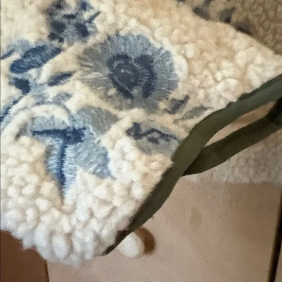 And Now This Women's Cream Sherpa Half Zip XL - Picture 4 of 6